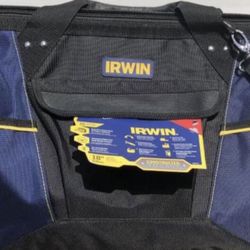 Irwin 18” Heavy Duty Zippered Tool Bag