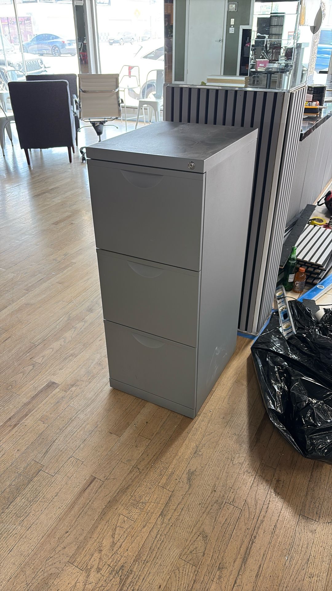 Gray Filing cabinet -3 Available