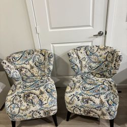 Pairs Accent Chairs 