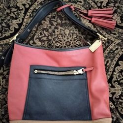 Coach Bag Color Block