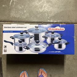 12 Pieces Stainless Steel Cookware Set