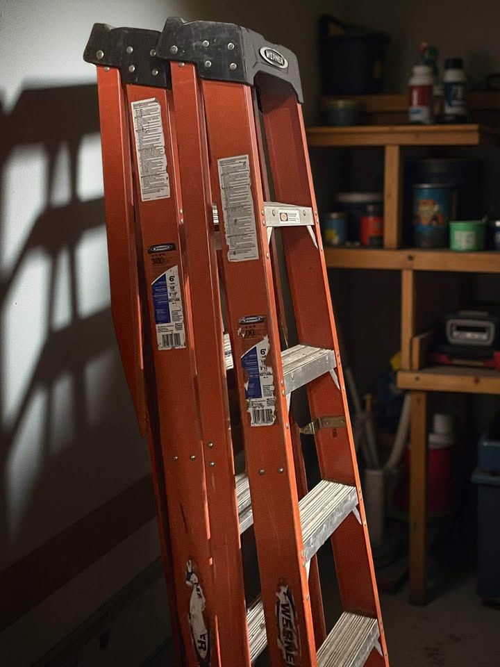 Warner 6 Foot Fiberglass Step Ladder