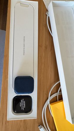 Apple Watch Series 6 44mm GPS — Blue, Works Perfectly, Reset & Unpaired, Box + Charger