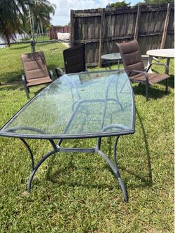 Outside table