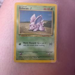 Nidoran pokemon card
