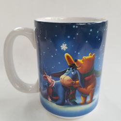 Disney Winnie the Pooh Tigger Eeyore Piglet Ceramic Coffee Cup Mug Disney Store 