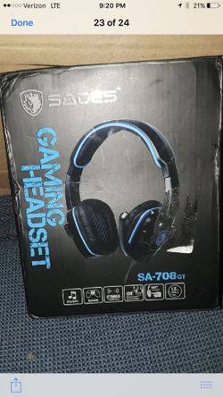 Gaming head phones