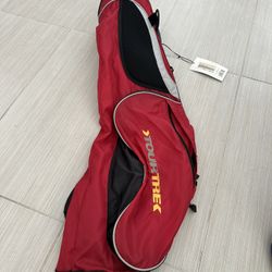 Brand New Tourtrek Sunday Golf Bag red/black