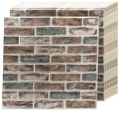 New Art3d 105 Square Feet (Pack Of 20) Wall Panel Brick, Brown
