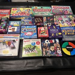 Just In Time For The Holidays! - Chest Full Of Family Board Games!