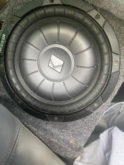 Kicker 10” Subwoofer