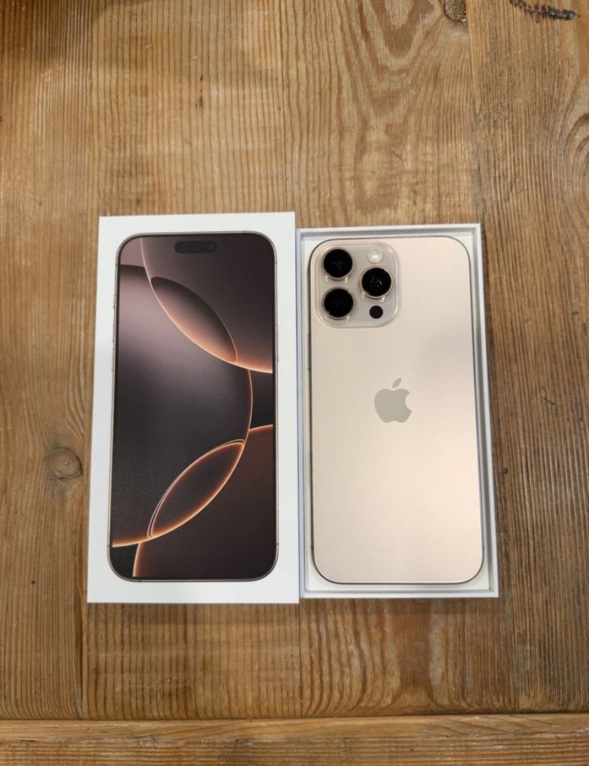 🍏 Apple iPhone 16Pro Max 1 TB Unlocked Excellent Used Condition - Desert Titanium