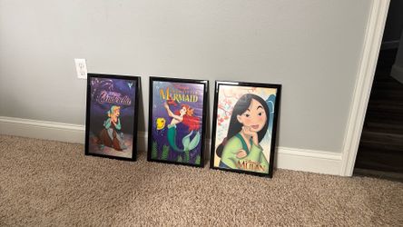 Disney Princess Framed Art