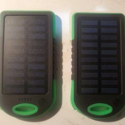 New And Never Used Solar Cell Phone Charger With Power Bank