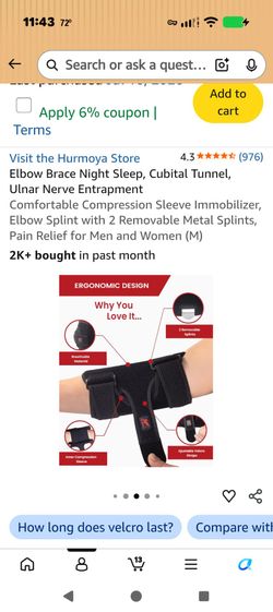 Hurmoya Elbow Brace