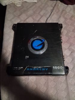 Planet audio 1500.1  watts 1 channel monoblock used but works perfect