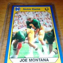 1990 Notre Dame Joe Montana #1 Quarterback 