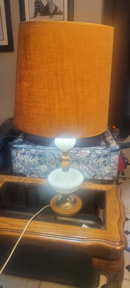 Vintage Milk Lamp