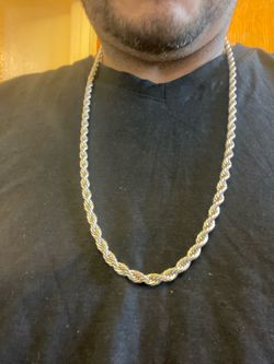 Silver rope chain 925
