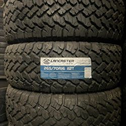 265/70/16 All Terrain Set Of New Tires