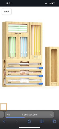 Zip Lock Drawer Organizer