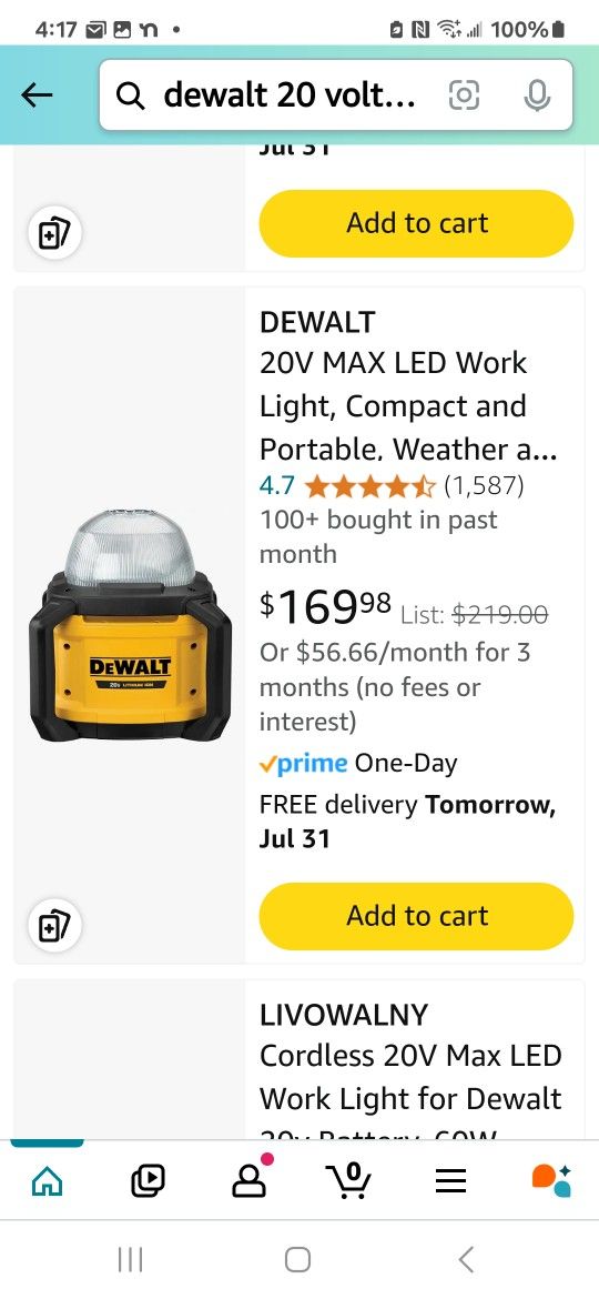 Dewalt Light
