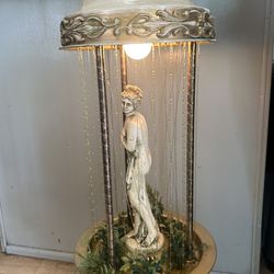 Vintage Rain oil Hanging Lamp WORKS 