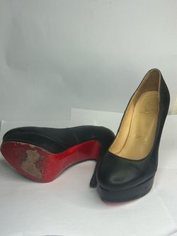 Christian Louboutin Bruges Black Leather Size 35
