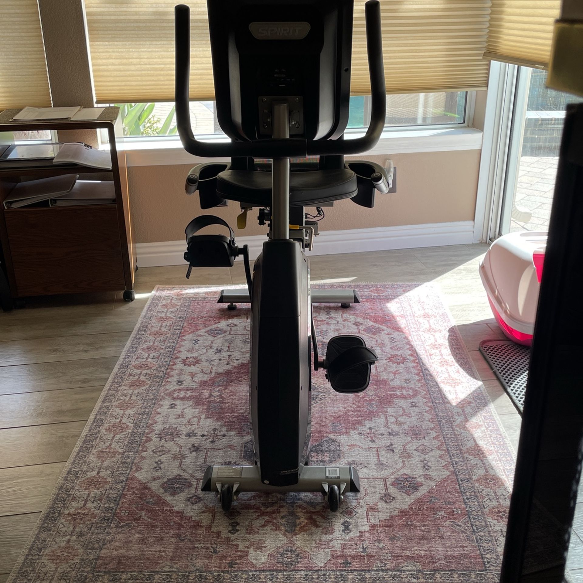 Spirit Stationary Recumbent Exercise Bike XBR95 In Good Condition