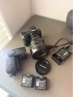 Camera bundle Nikon z6ii - Tamron 24-70 f2.8 - F to Z mount - Godox flash