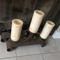 Candles And Candle Holder 