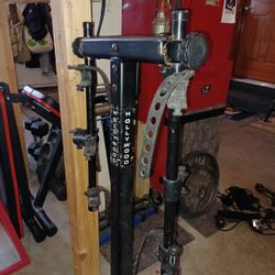3 Bike,rack. Fits into 2" receiver,  Tilts. Very solid rack.