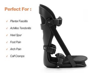 Plantar Fasciitis Night Splint - Womens Size 10-12 / Men’s Size 8-10 | Adjustable Foot Brace for Pain Relief, Achilles Tendonitis Night Splint