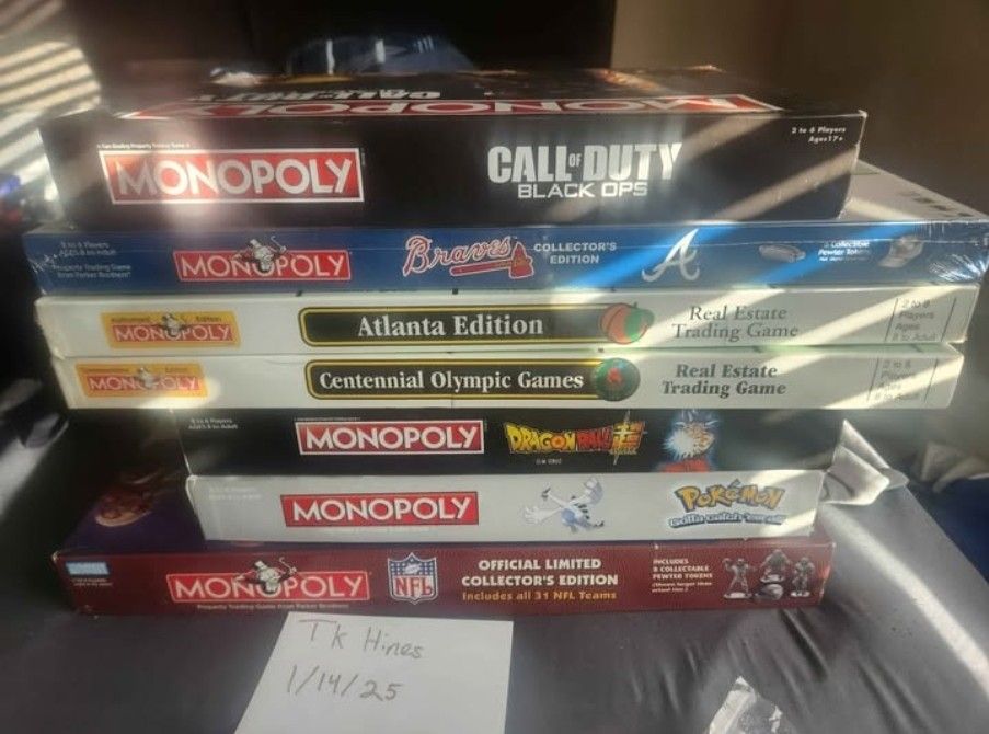 Monopoly Games (PLEASE READ DESCRIPTION)