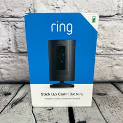 Ring Stick Up Cam Indoor/Outdoor 1080p WiFi battery Security Camera Black 3rd generation