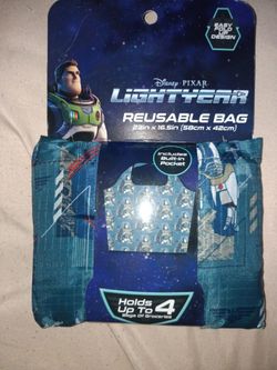 Light-year reusable bag holds 4 bags of groceries