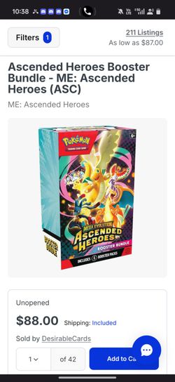 Ascended Heroes Booster Bundle - ME: Ascended Heroes (ASC)