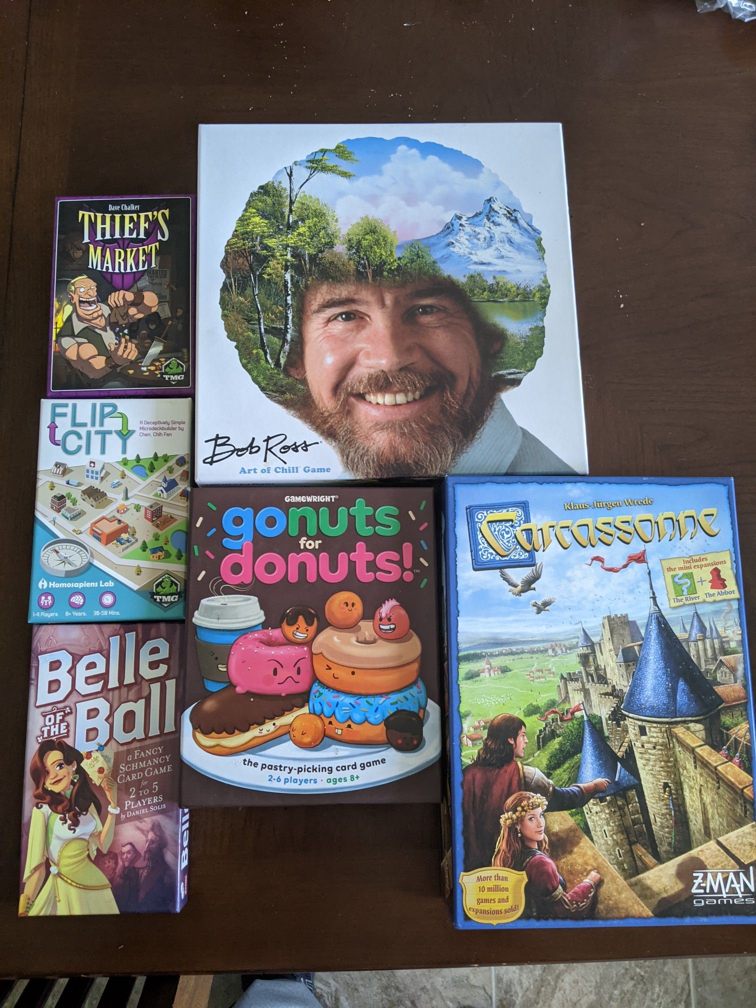 Board games. Six games for sale.