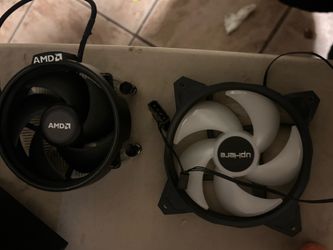 Cpu cooler and  a computer case rgb fan