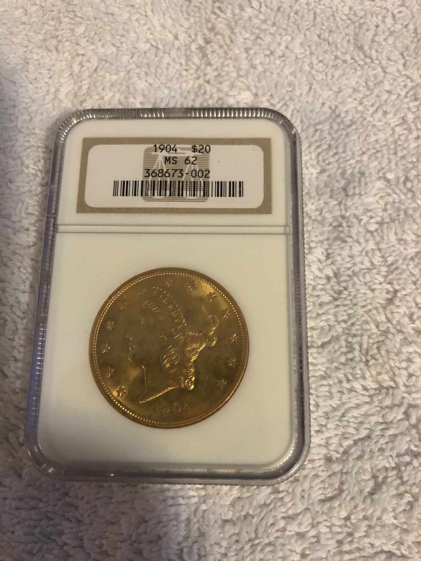 1904 20 Dollar Gold Piece Ms 62 for Sale in Beacon Falls, CT - OfferUp