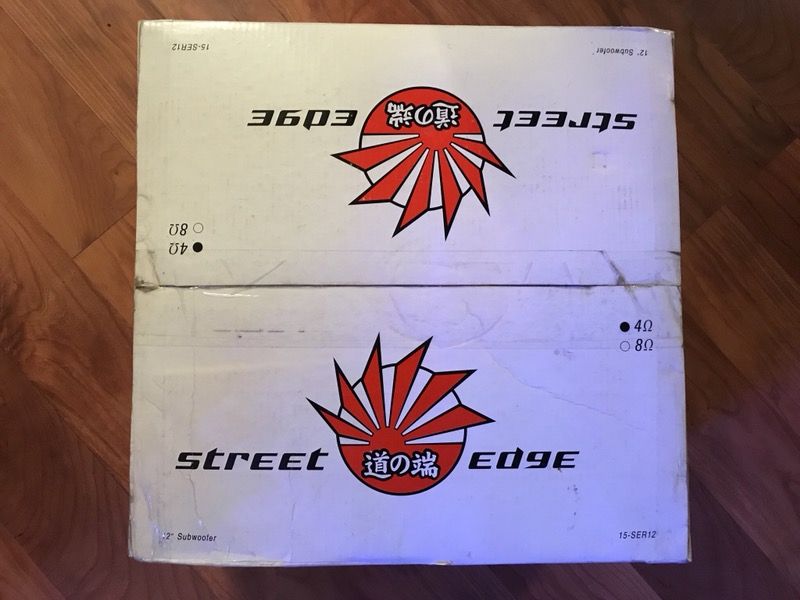 Memphis Street Edge 12” inch Subwoofer. New in Box!
