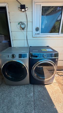 GE washer and dryer set working perfectly in excellent conditions💦🔥