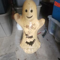 Ceramic Ghost And Pumpkin