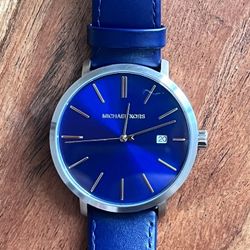Blue Michael Kors Watch 