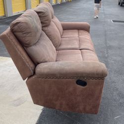 Sofa Couch With 2 Recliners On Each End