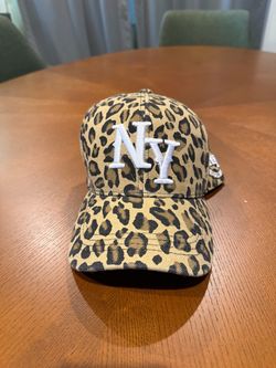 NY Leopard Print Baseball Cap
