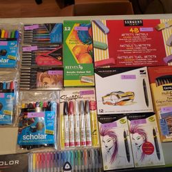 Variety Of Art Supplies
