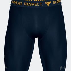 Project Rock Heatgear Compression Armour Shorts Size Medium new