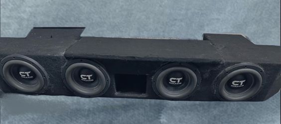 Ram 1500 crew cab 8” subwoofer box with subwoofer’s