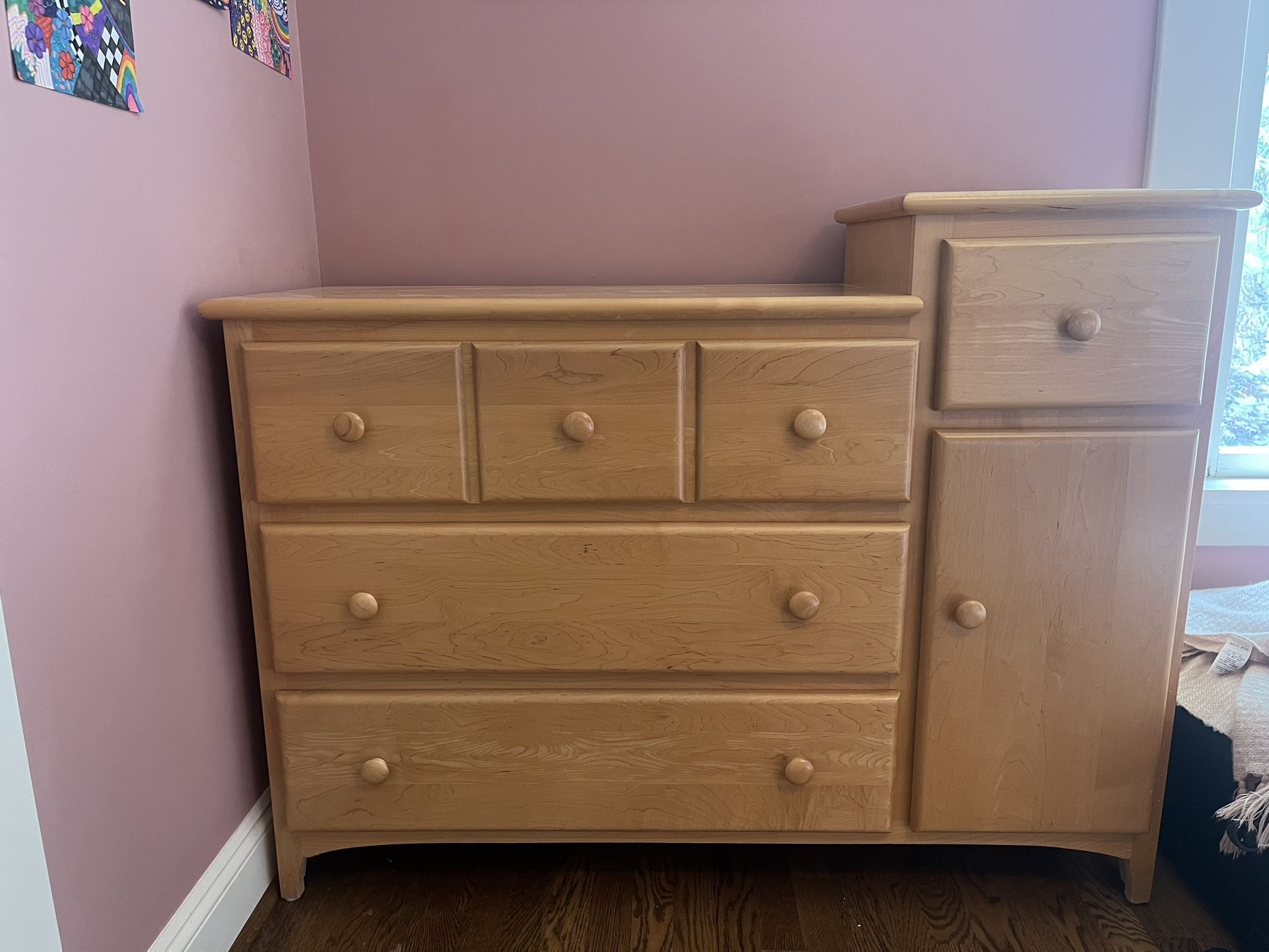 Solid Hardwood Dresser For Baby or Child